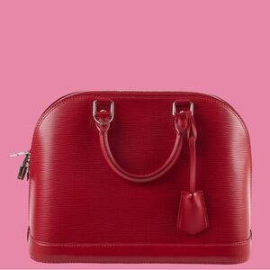Louis Vuitton Epi Alma PM Red